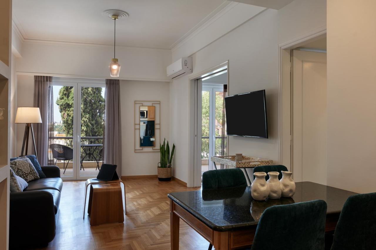 Chic One Bd Apartment With Hilton View Athens Luaran gambar